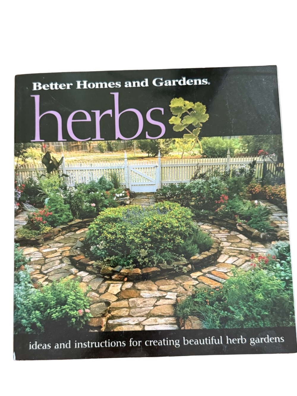 Better Homes And Gardens Herbs Book - Green and Purple Cover